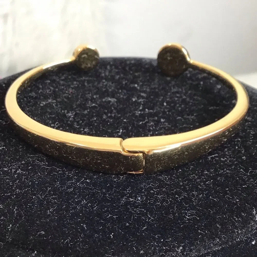 kate spade Gold Tone Bracelet with Pink Spade Accent and Crystal - Picture 6 of 6